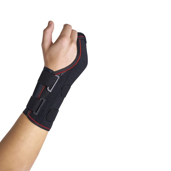 ÓRTESE DE PUNHO SEMI-RÍGIDA COM TALAS PALMAR-DORSAIS / 4º E 5º OSSOS METACORPÓREOS