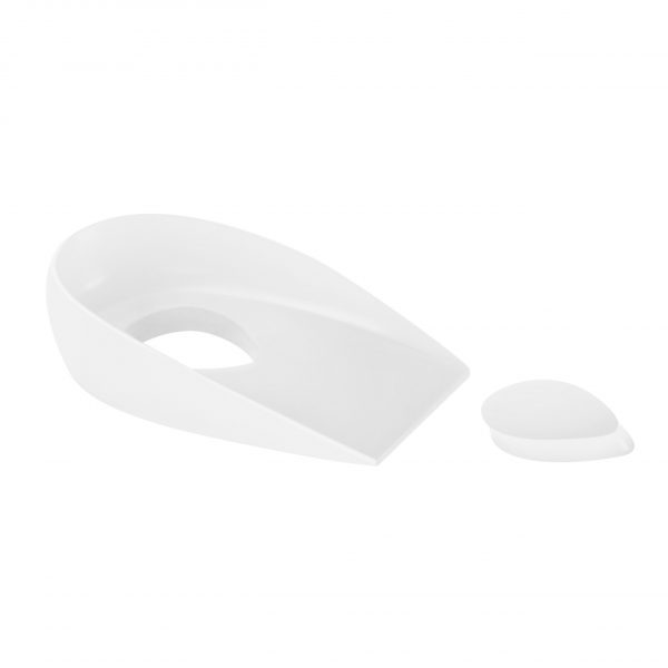 CALCANHEIRA DE SILICONE COM FURO