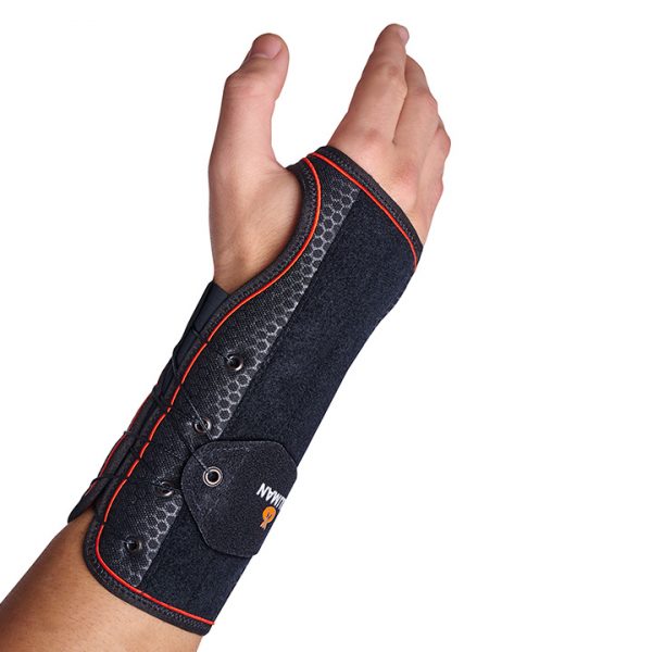 PUNHO SEMI-RÍGIDO COM TALA PALMAR-DORSAL / AMARRAÇÃO RÁPIDA